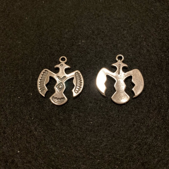STERLING NATIVE AMERICAN EAGLE CHARMS/pendants - Picture 4 of 4